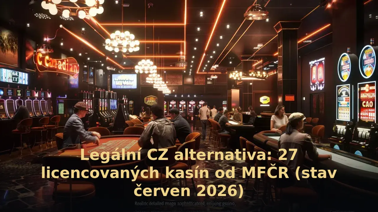 Legální CZ alternativa: 27 licencovaných kasín od MFČR (stav červen 2026)